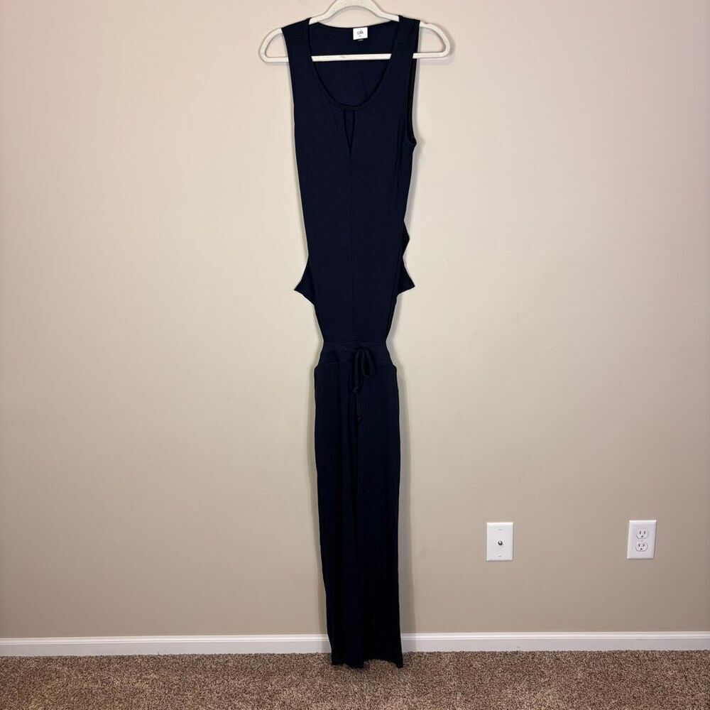 Cabi Navy Blue Summer Sleeveless Jumpsuit Style# 5954 Size XS